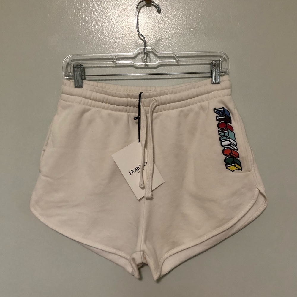 Fiorucci logo-print drawstring shorts New Medium
